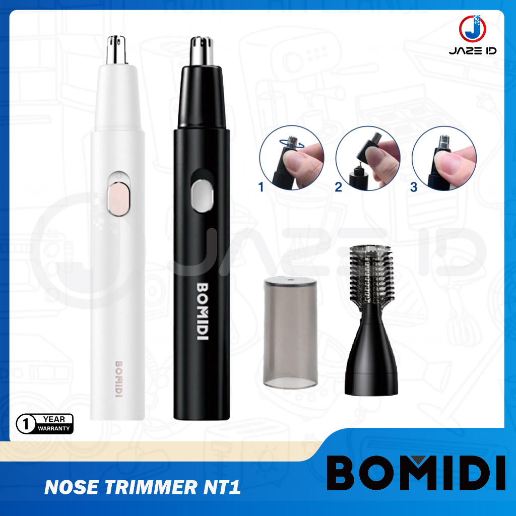 BOMIDI Electric Hair Nose Eyebrow Trimmer NT1 Pemotong Rambut Hidung