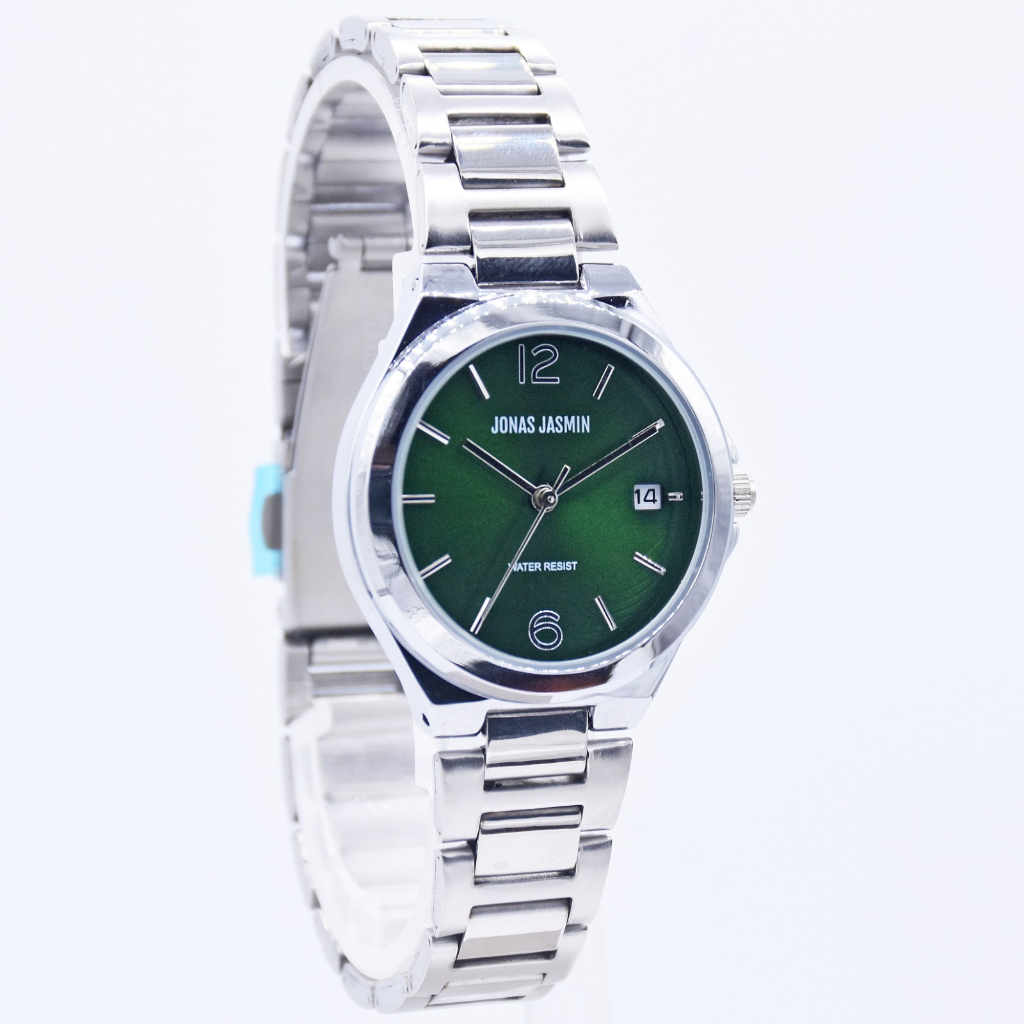 JAMINAN ORIGINAL✅Jam Tangan Wanita  JJ-2229L Strap Rantai Stainless Tanggal &amp; Garansi Aktif