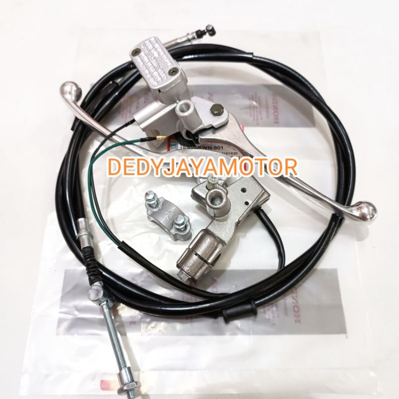 Master rem atas assy sepaket Vario 125 + Dudukan spion kiri + handle rem kiri + kabel rem belakang + bonus switch rem + bonus buat handle Vario 125 / Vario 150 lepas cbs harga sepaket