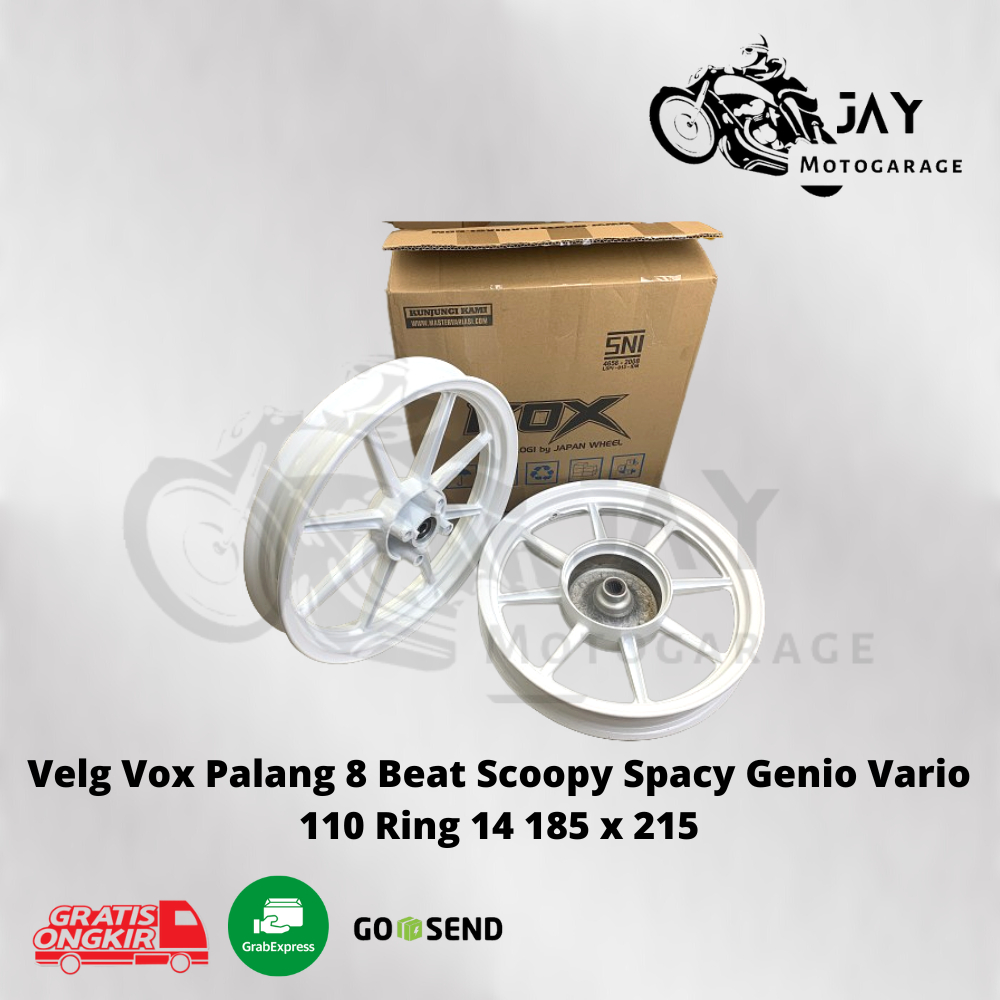 Velg pelek Beat Scoopy Spacy Vario 110 R 14 Vrossi Venom Comet Palang8