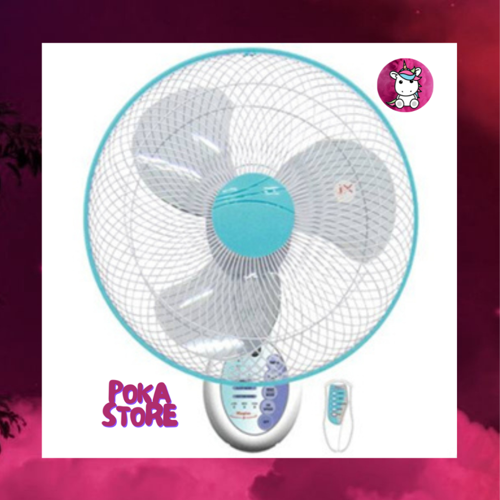 WALL FAN / KIPAS ANGIN DINDING REMOTE MASPION 16" 4001 RC