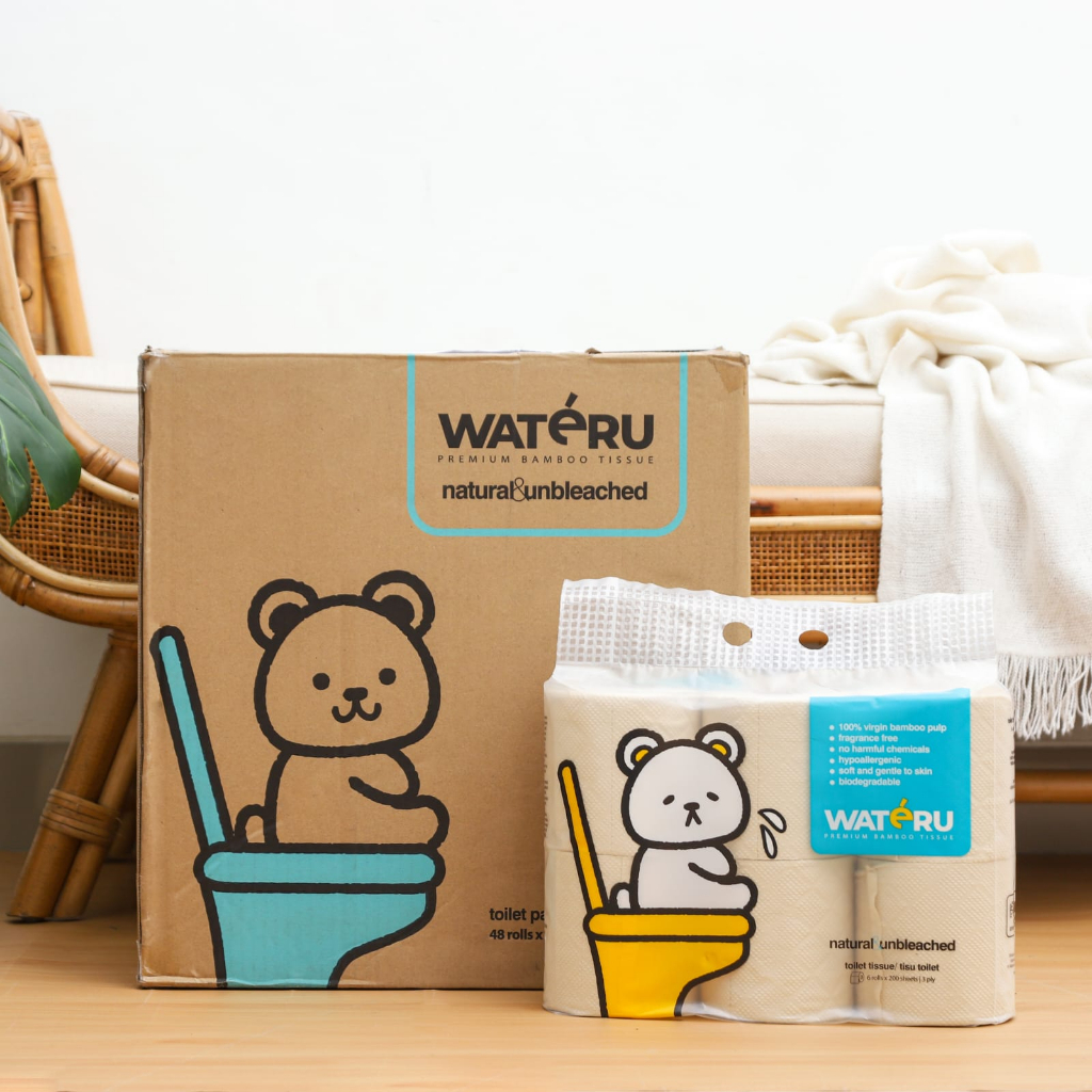 WATERU Premium Bamboo Tissue