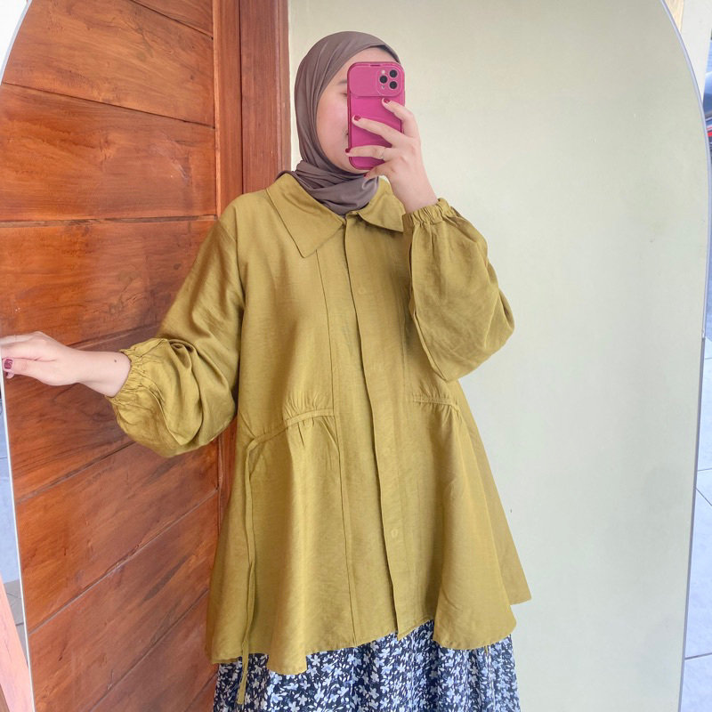 SISY SHIRT | KEMEJA WANITA | LINEN CORDOBRA
