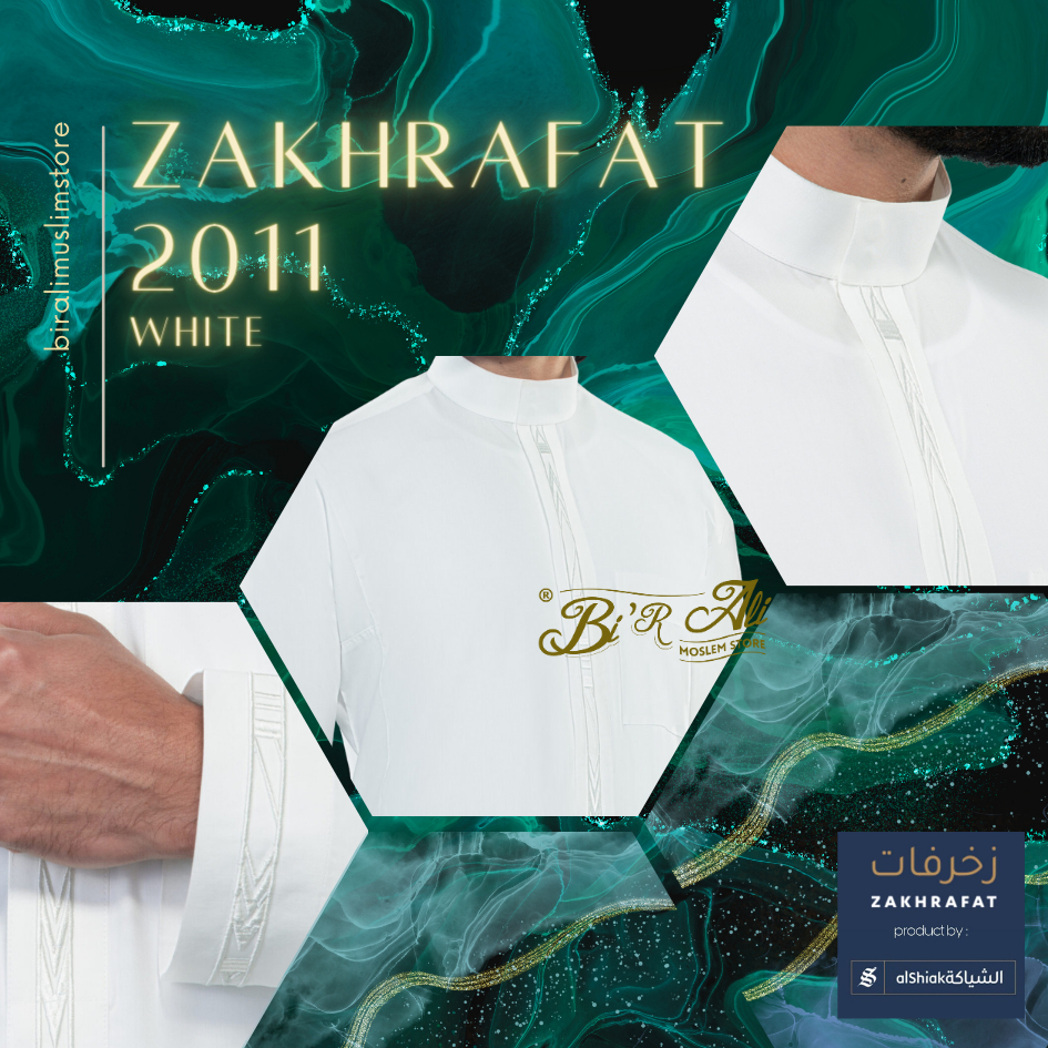 Jubah Zakhrafat 2011 - WHITE