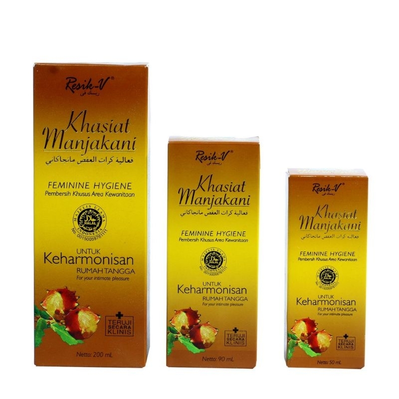 Resik-V Khasiat Manjakani /Feminine Higiene/Whitening 90ml 200ml