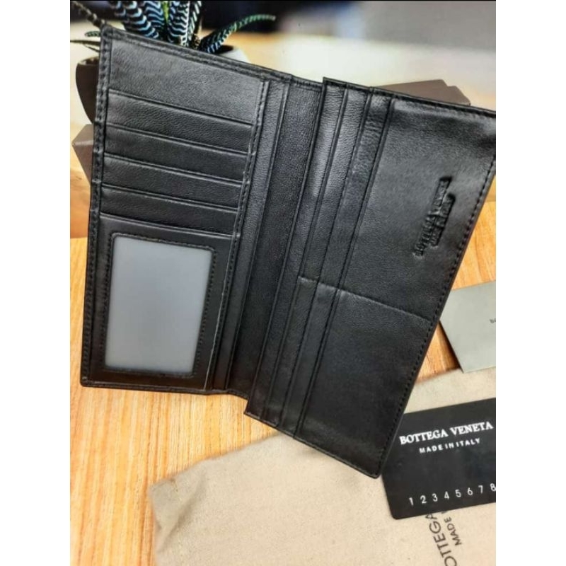 Dompet botega dompet panjang pria kulit asli mirror quality