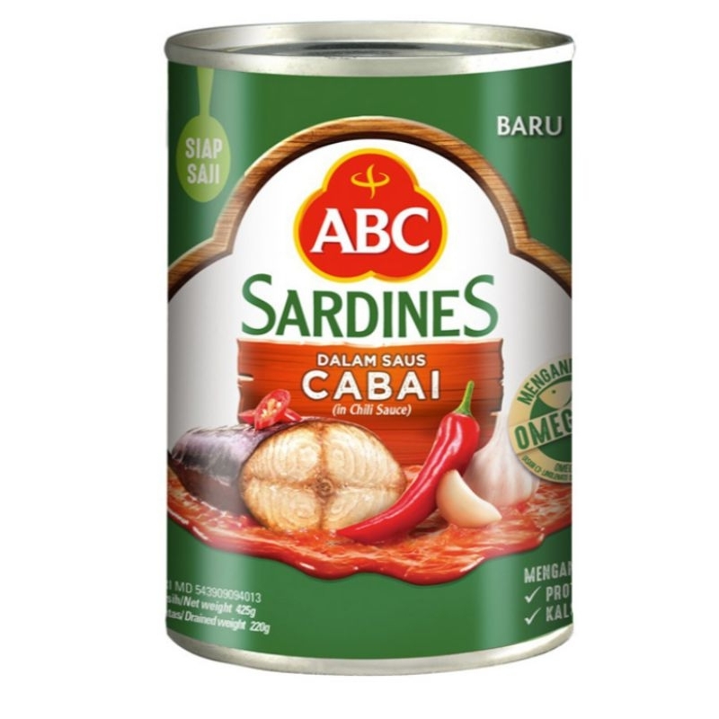 

ABC Sarden Saus Cabai 425 g