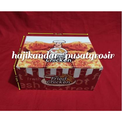 

MURAH MERIAH !!!!KARDUS KULINER FRIED CHICKEN PER PCS(ECER)