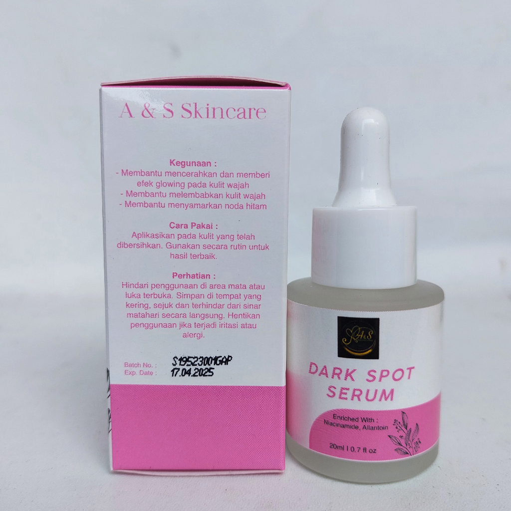 Paket 2 in 1 - Liz Skincare ( Dark Spot Serum + Whitening Cream ( Perawatan Wajah Flek Hitam &amp; Bekas Jerawat )