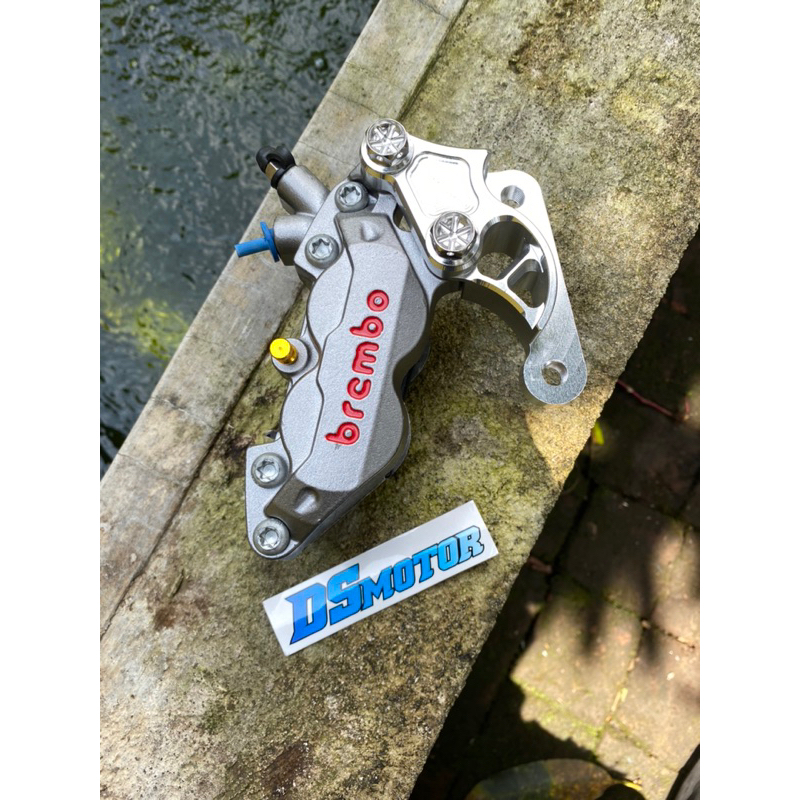 breket braket dudukan kaliper brembo axial 4piston 4p jupiterZ fizR f1ZR nouvo disc piringan cakram 