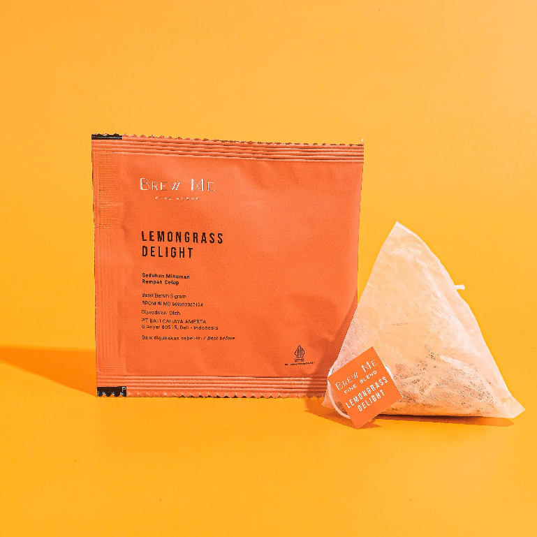 

Brew Me – Lemongrass Delight - Teabags Pyramid