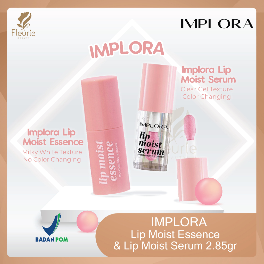 Implora Lip Moist Essence / Serum 2.85gr - Pelembab Bibir Original BPOM