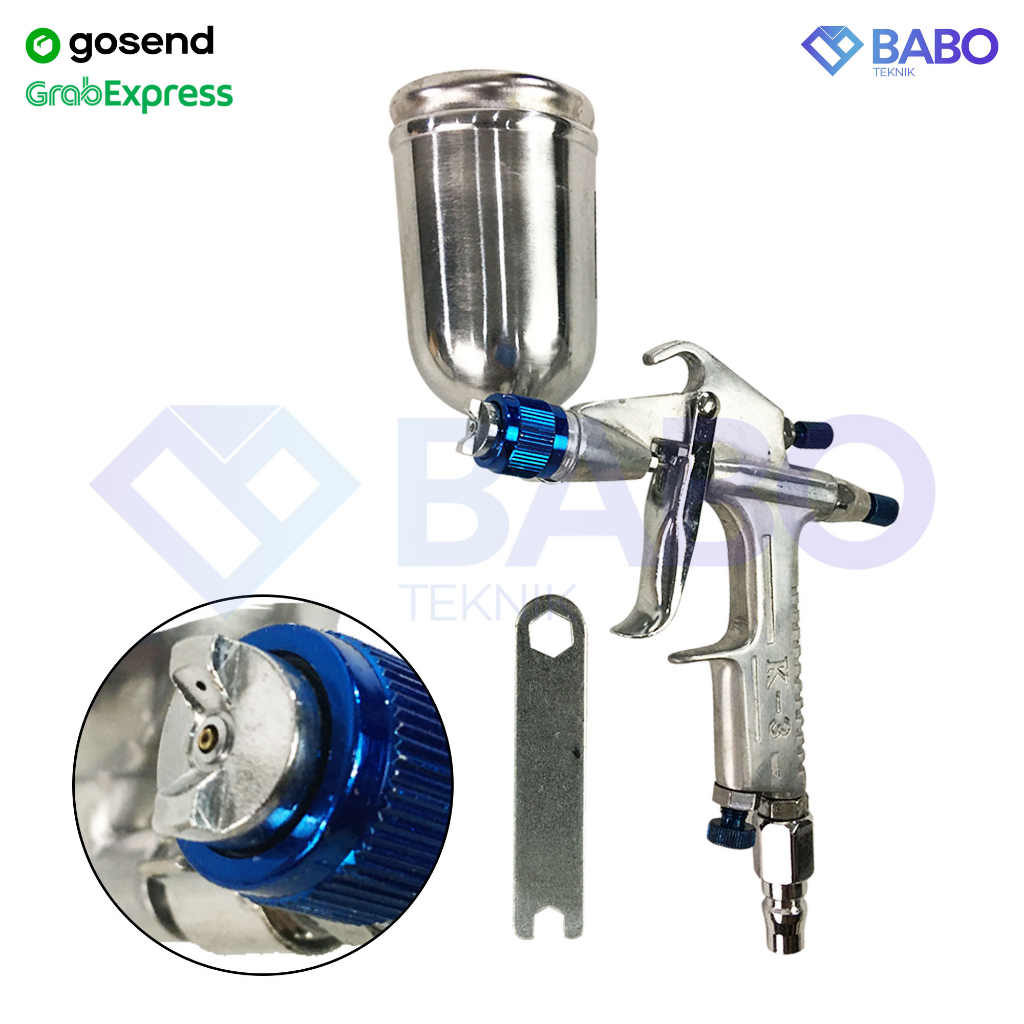 MOLLAR K3 A - K3A Nozle 0.5mm Spray Gun - Alat Semprot Cat