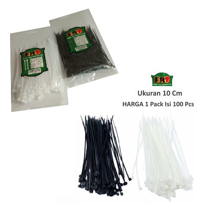 KABEL TIES FRT CABLE TIE 10CM / 15CM / 20CM / 25CM / 30CM 1 PACK ISI 100 PCS