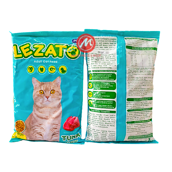 Makanan Kucing  LEZATO  1000gr