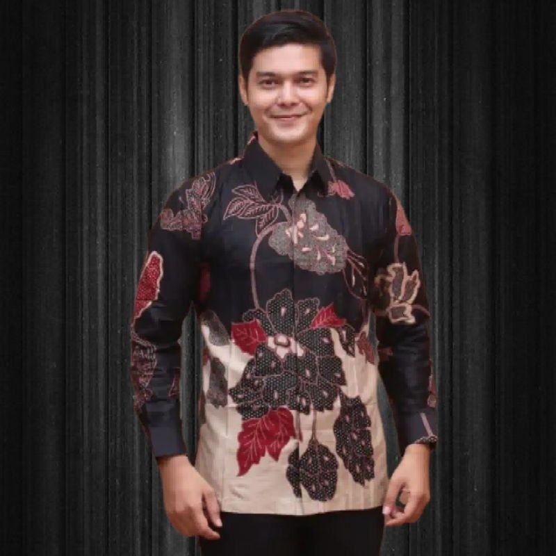 New arrival kemeja batik pria lengan panjang reguler m l xl xxl | Batik pria lengan panjang premium