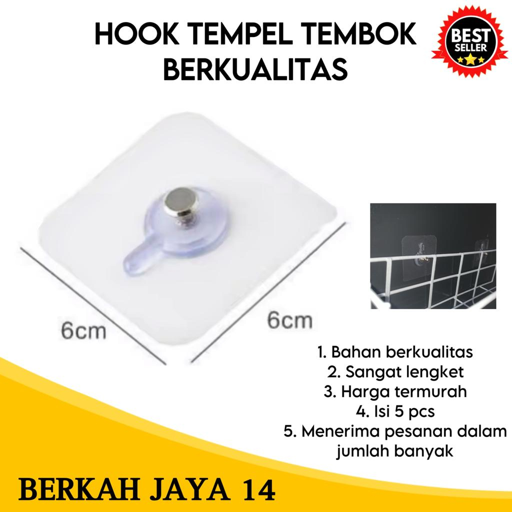 HOOK TEMPEL PAKU ISI 5 PCS TEMBOK WARNA BENING HARGA MURAH BERKUALITAS PROMO PRODUK TERLARIS