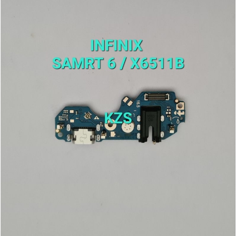 PAPAN KONEKTOR CAS INFINIX SMART 6 / X6511B BOARD CHARGER