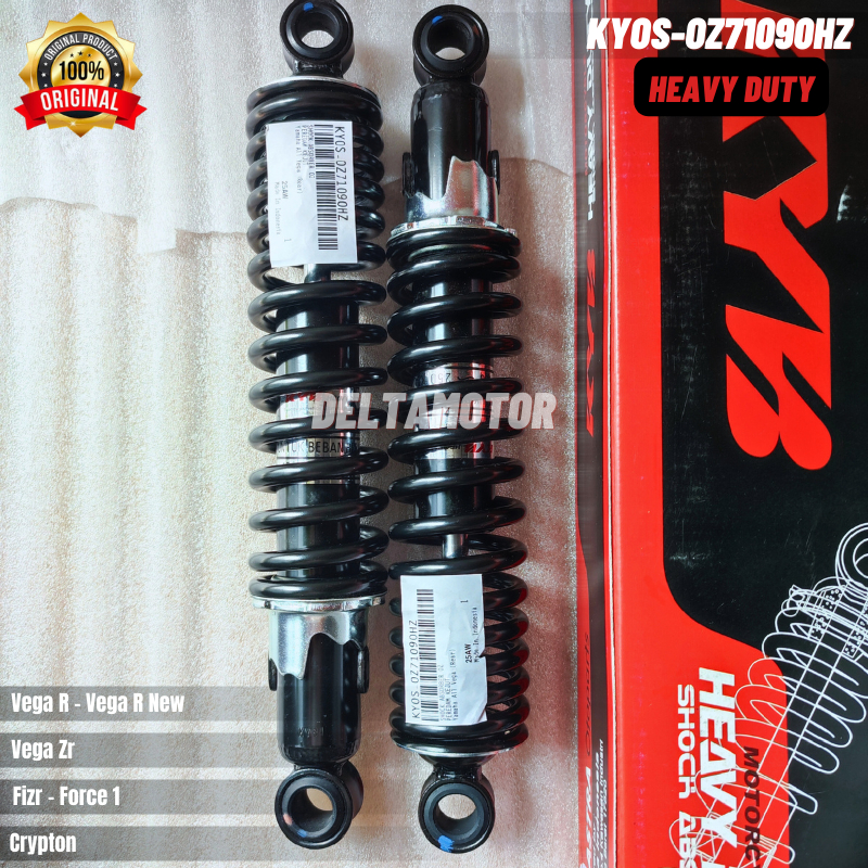 Shockbreaker Shock Belakang KYB Heavy Duty 255mm Jupiter Z Vega Zr Vega R New Fizr Force1 Crypton