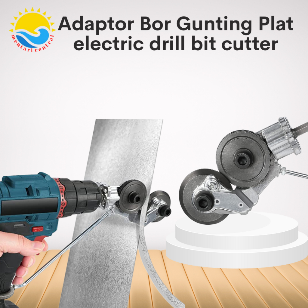 Adapter Mesin Bor Pemotong Plat Seng Tipis / Adaptor Bor Gunting Plat Tipis / Converter Bor Jadi Gunting Seng / Electric Drill Refitting Plat