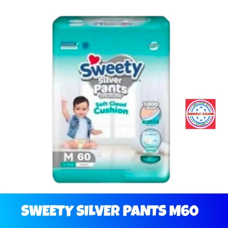 SWEETY SILVER PANTS S66 M60 L54 XL44 DAN XXL36