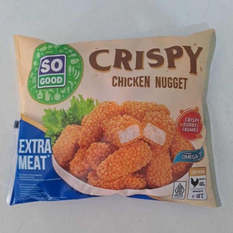 

so good crispy chicken nugget 400gr