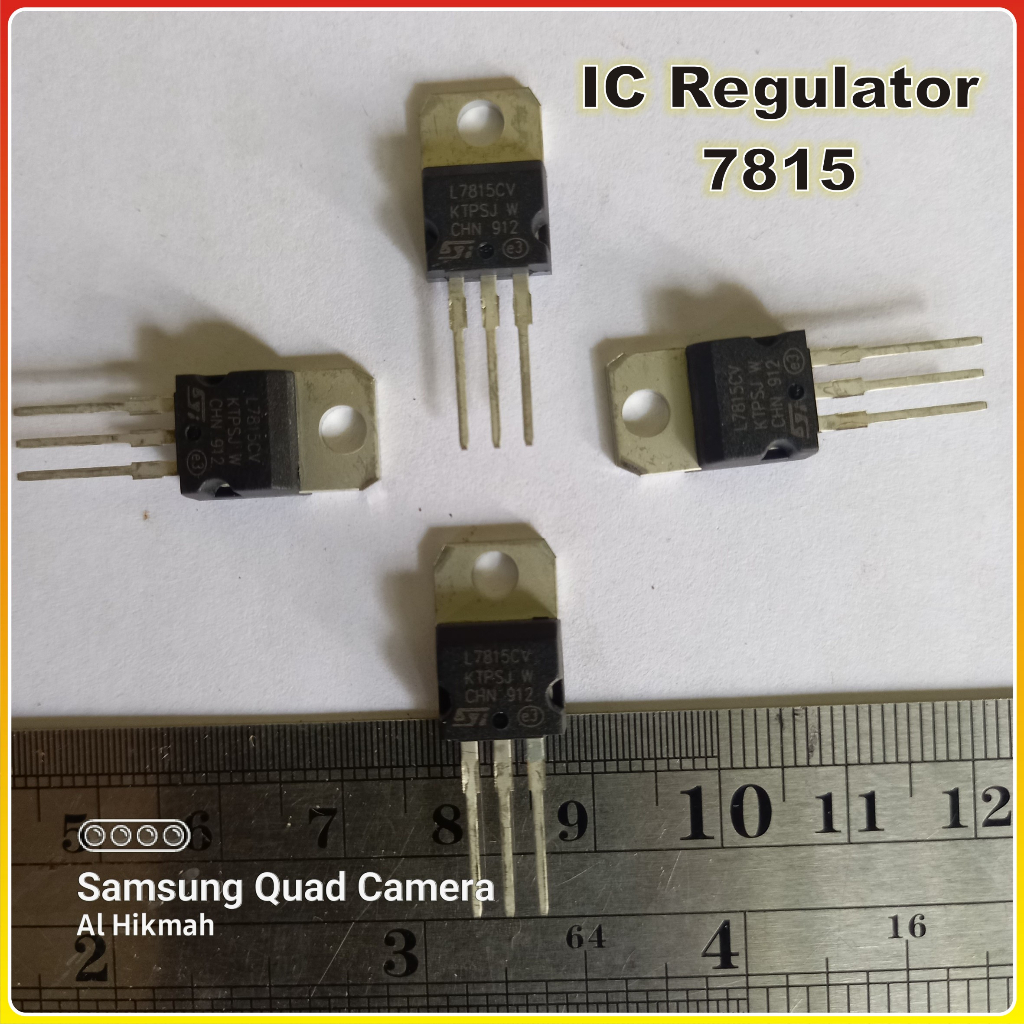 IC Regulator 7805 dan 7815 Bagus