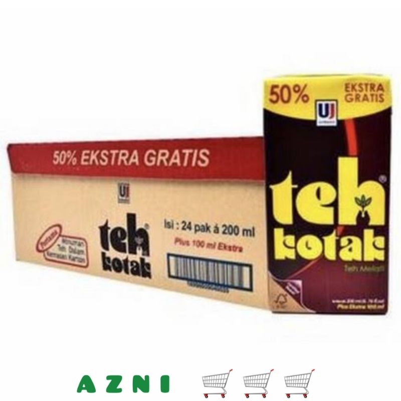 

TEH KOTAK 1 DUS KARTON 24 PCS 300 Ml - Jasmine/ Melati/ Apel/ Blackcurant/ All Varian