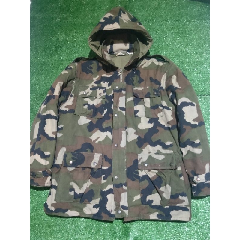 parka jacket army woodland m65 style jacket cammo loreng