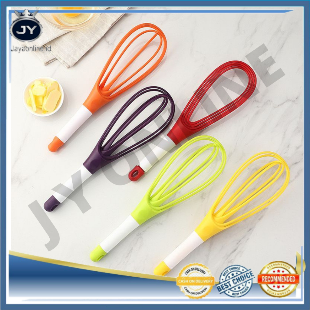 JY SS38 Hand Mixer Putar Pengocok telur / Alat Kocok Kue Whisker bisa diputar Eggs Beater / Berputar Manual Multi Fungsi