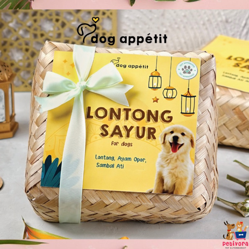 DOG APPETIT Lontong Sayur Opor Chicken untuk Anjing Dogs GLUTEN FREE
