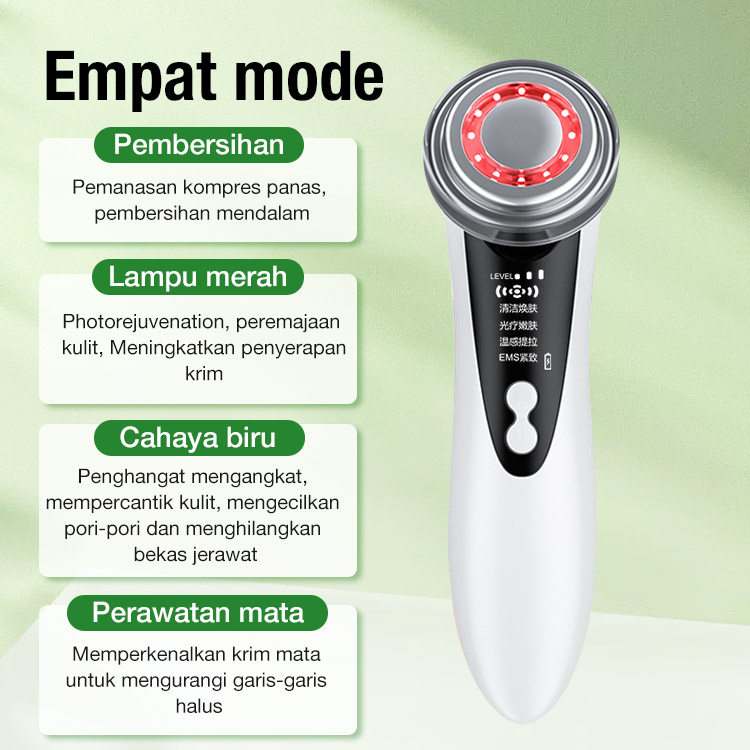 Alat Pijat Pengencang Kulit Wajah Impor Multi Dimensi HIH Produk Pijit Mengencangkan Wajah dan Leher Electric Face and Neck Massager