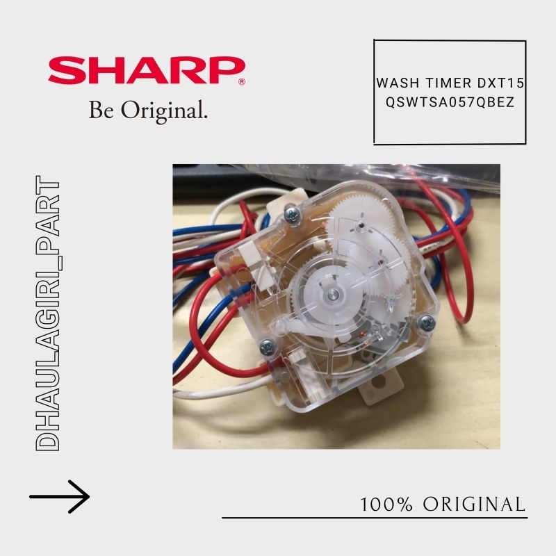 Wash Timer Switch DXT15 Mesin Cuci Sharp 2 Tabung