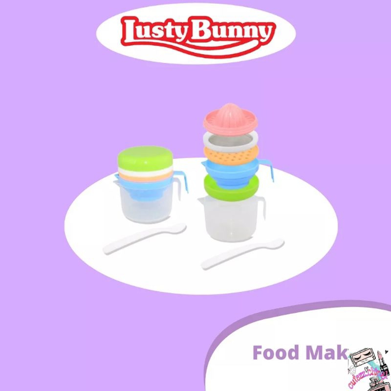 ☃️Cutezz_Ching1☃️Lusty Bunny Baby Food Maker LB 1374