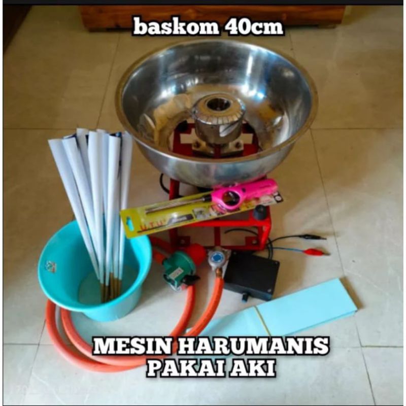 Mesin arumanis kecil / Mesin arumanis baskom 40 cm