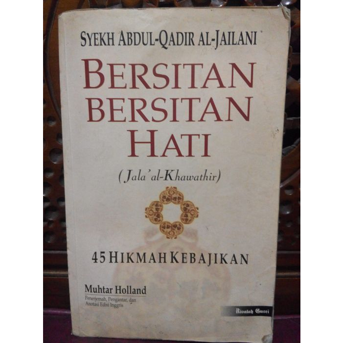 Buku Agama Bersitan - Bersitan Hati - Karya Syekh - Abdul - Qadir Al-Jailani