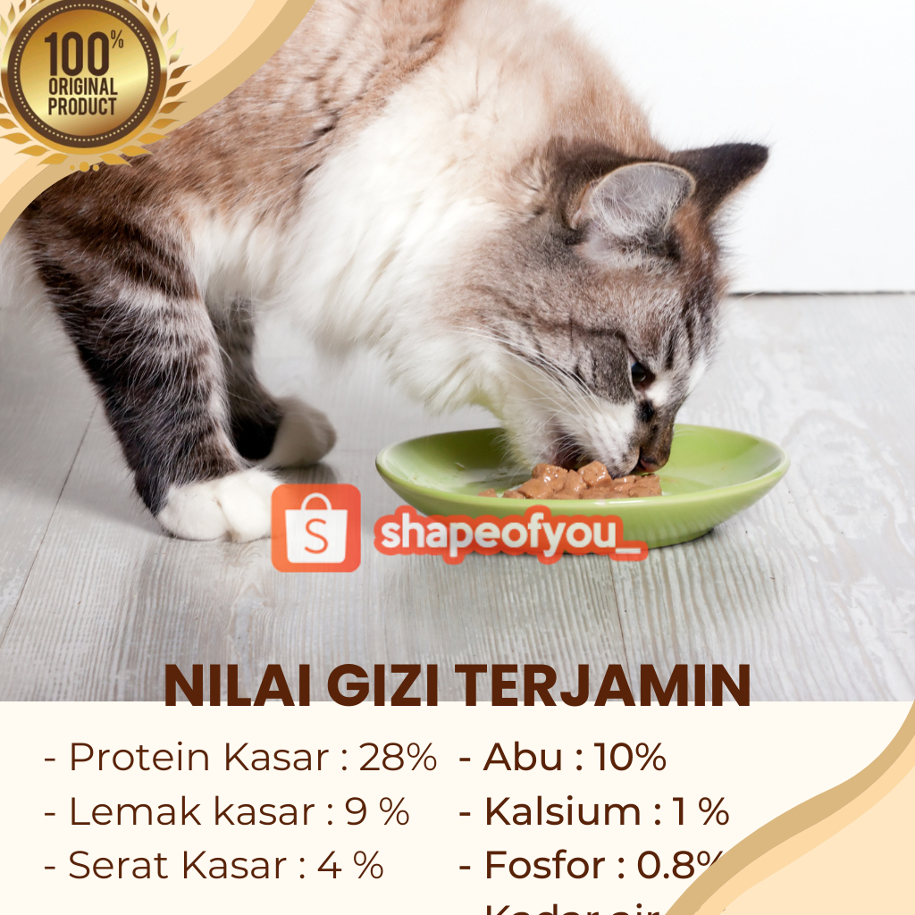 Cattie Care Makanan Kucing Kering 1kg Repack Catie Care Dry Food Cattiecare Tuna Freshpack 800gr