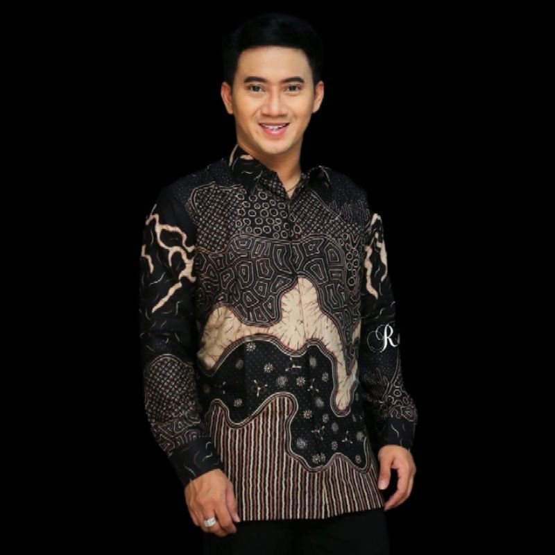 Kemeja batik pria lengan panjang reguler terlaris | Batik pria lengan panjang premium