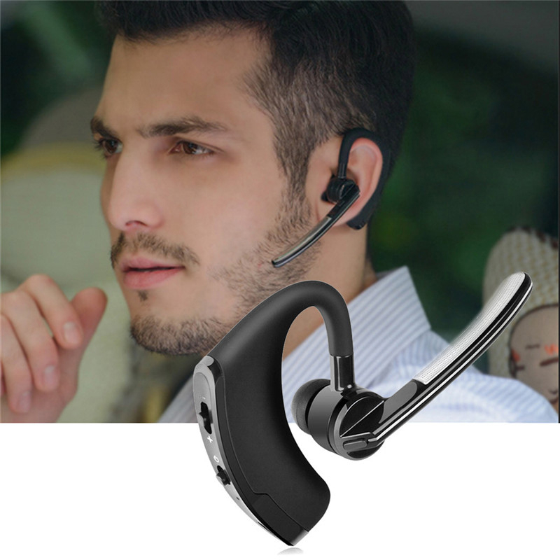 【Beli 1 Dapat 1】V8 Rtkoo Earphone Blutooth Headphone Mikrofon HD Stereo Nirkabel Bluetooth Kit Mobil Langsung dengan Mikrofon untuk Ponsel iPhone Samsung Huawei