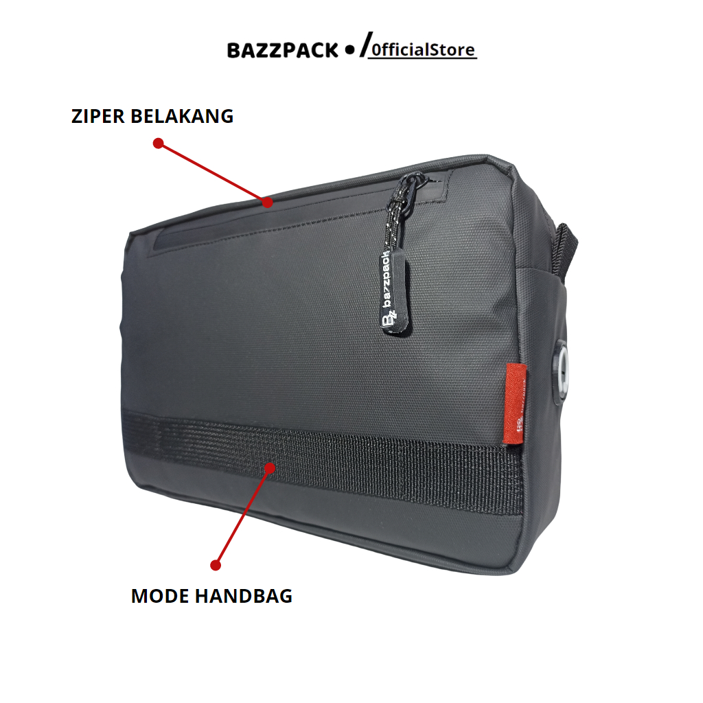 Bazzpack - CLUVI Clutchbag Handbag Slingbag Premium Waterproof