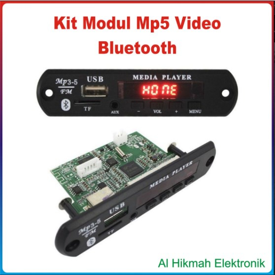 Kit Modul Mp5 Bluetooth Video Flash Screen 12 Volt