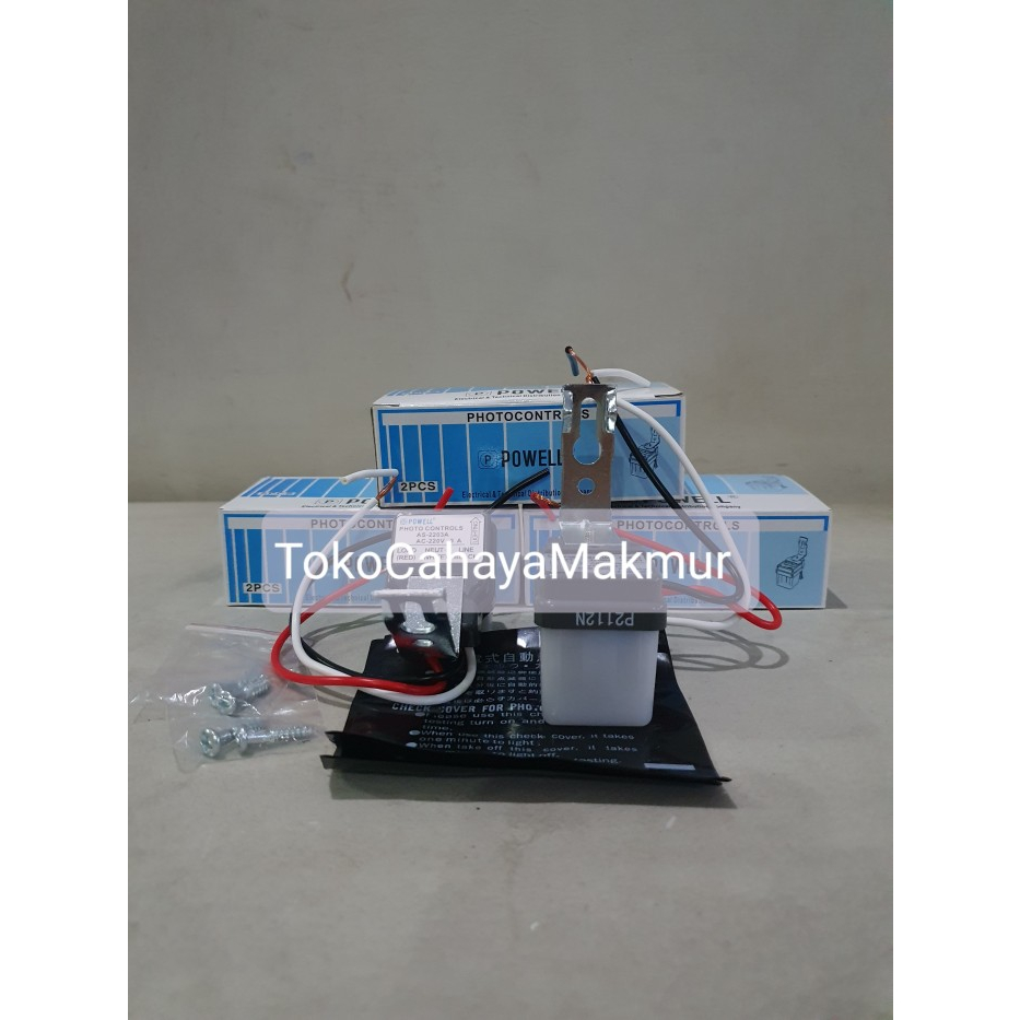 Photocell / Fotocell / Fotoswitch 3A Sensor Cahaya Otomatis Powell