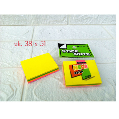 POST IT Stick note Kecil V-tec Ukuran 51X38