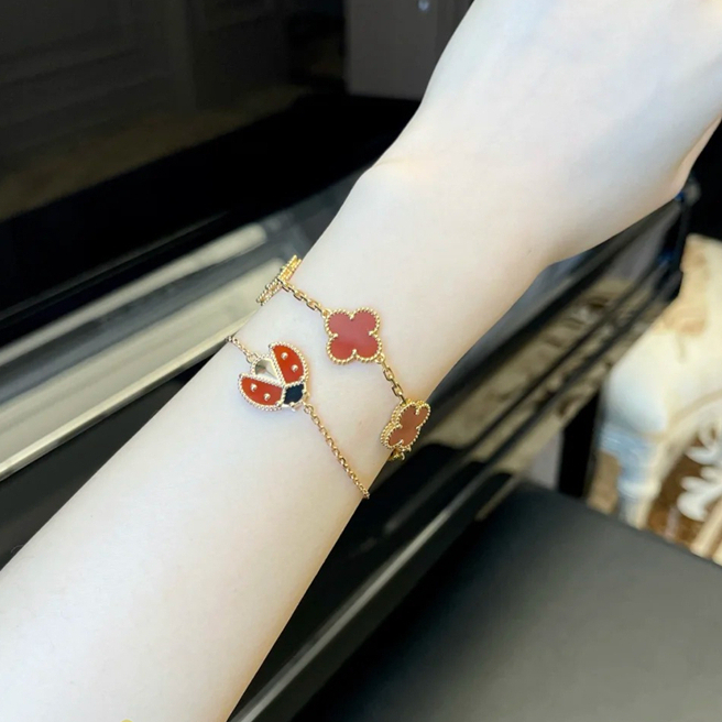 Emas asli  VCA Van Cleef & Arpel  Lucky Spring Bracelet