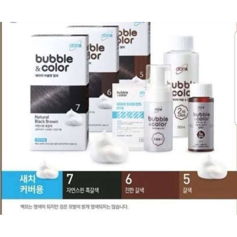 Bubble & Color Cat Rambut Korea