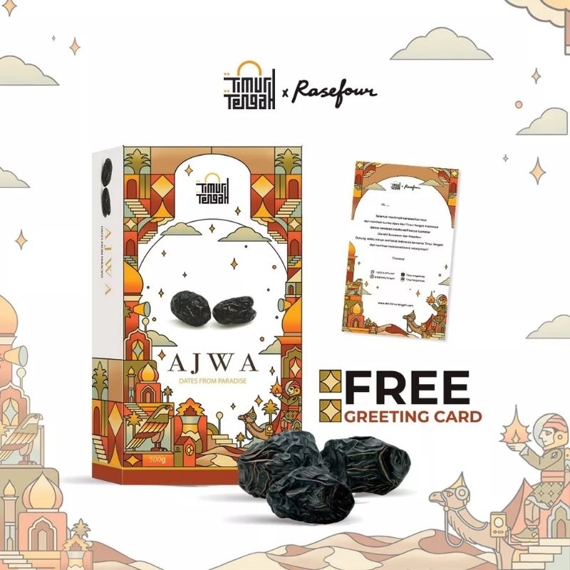 

Timur Tengah | Kurma Ajwa 500gr Premium Original | Jumbo High Quality