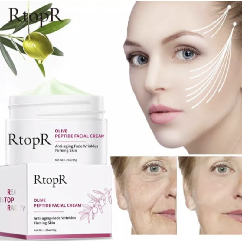 RtopR OLIVE FACIAL CREAM | ANTI KERUT, PENUAAN DINI, MENGENCANGKAN