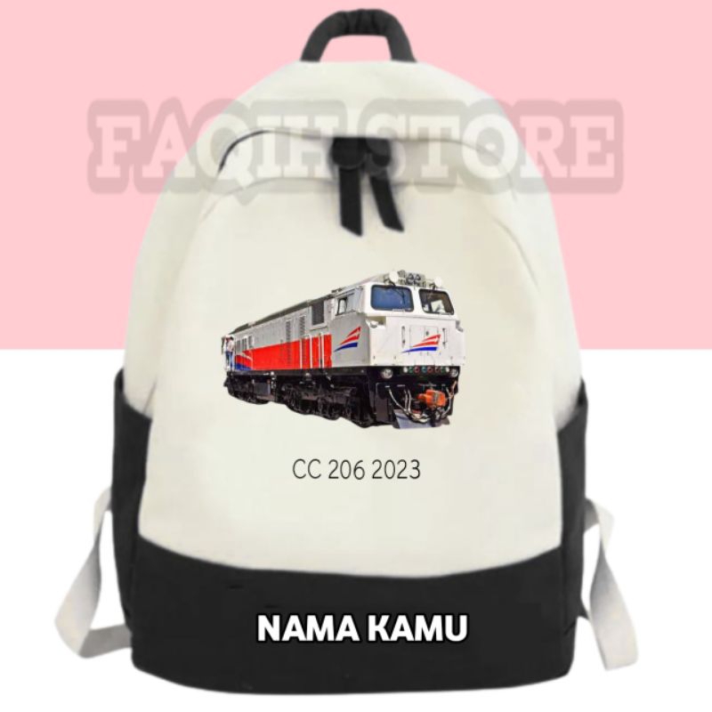 FREE NAMA Tas Anak KERETA API INDONESIA CC206