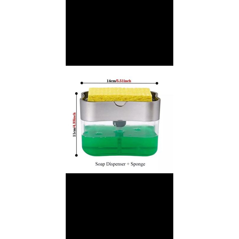 tempat sabun cuci piring otomatis dispenser tempat sabun cuci piring wadah sabun cuci piring