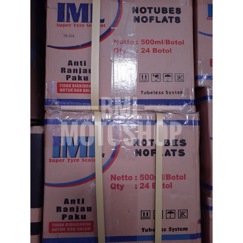 Paket 1 Dus Cairan Tubeless IML 500ml Isi 24 Botol Anti Ranjau Paku